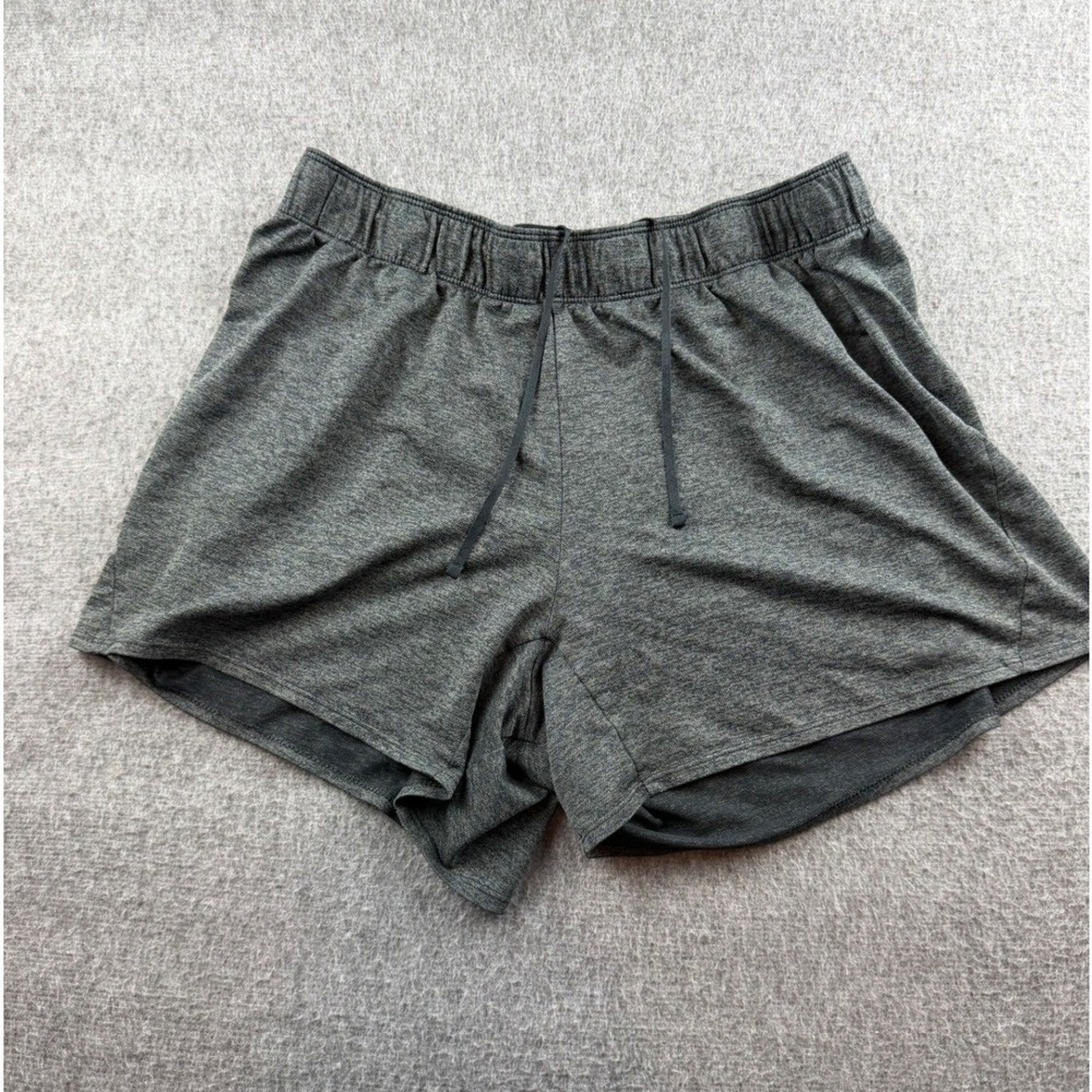 Nike Athletic Shorts Womens XL Gray Dri-FIT‎ Drawstring Elastic Waist Workout